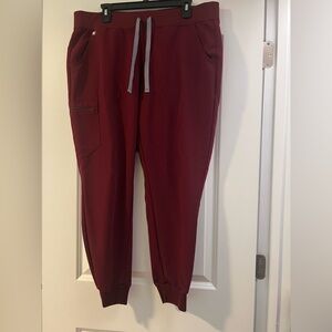 Figs Wine Jogger Pants Women’s XL